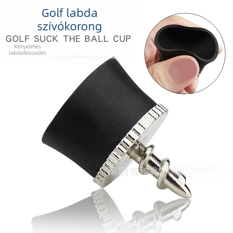 Golflabda-szedő mini, egycsavaros tapadókorongos labdaszedő ütő hordozható, könnyű labdaszedővel