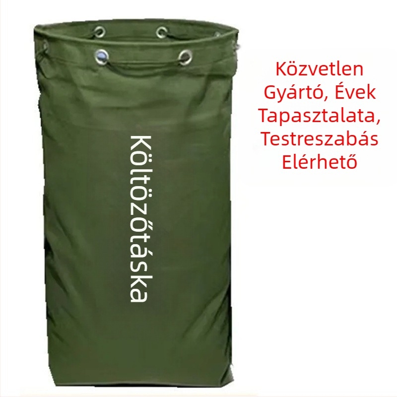 Extra nagy kapacitású, vastagított vászonzsák expressz transzferzsák logisztikai szállítóruhazsák erős, négyzet alakú tárolótáska