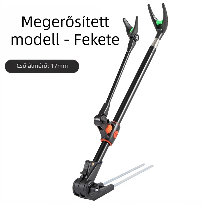Horgászbot-konzol Színesen behelyezett, visszahúzható, forgó horgászdoboz Kézi botkonzol Rozsdamentes acél akkumulátortartó Horgászbot-konzol