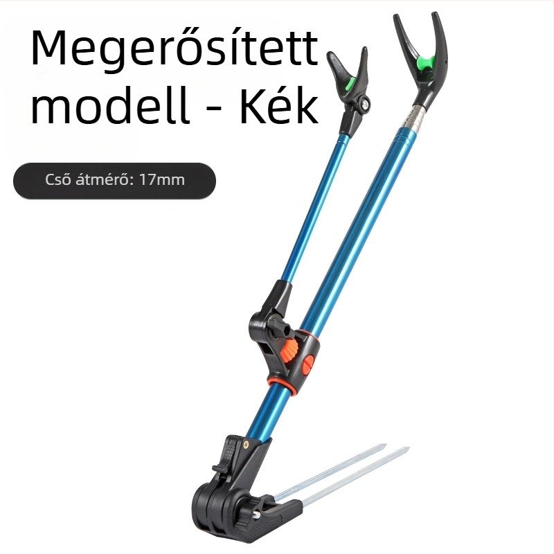 Horgászbot-konzol Színesen behelyezett, visszahúzható, forgó horgászdoboz Kézi botkonzol Rozsdamentes acél akkumulátortartó Horgászbot-konzol