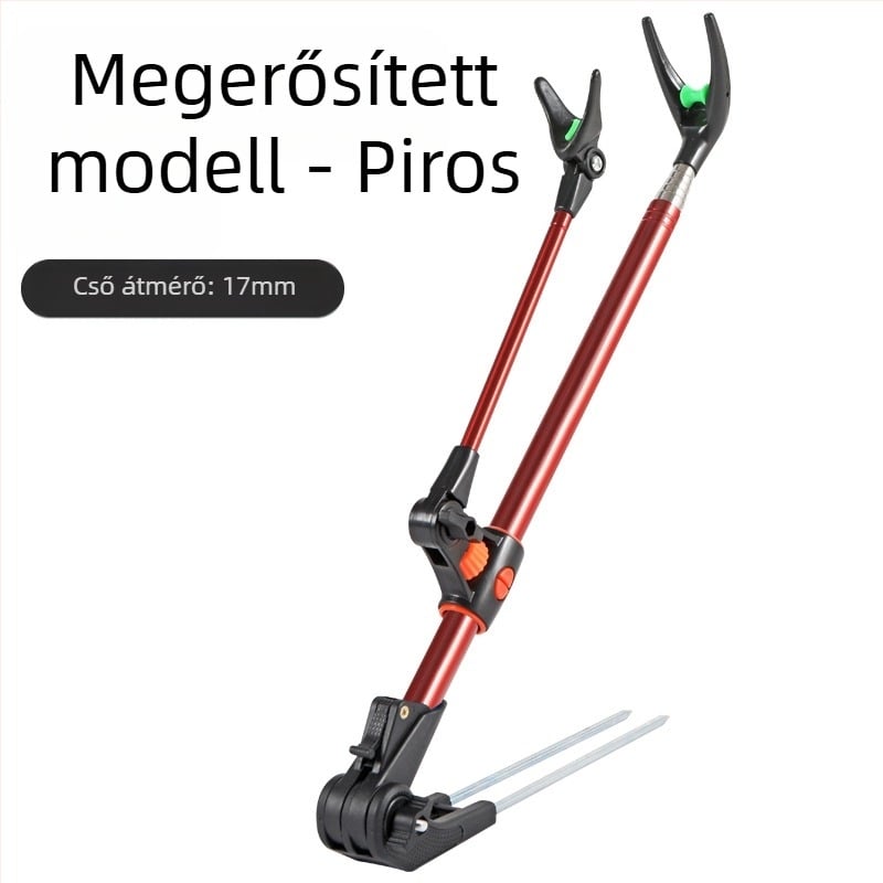 Horgászbot-konzol Színesen behelyezett, visszahúzható, forgó horgászdoboz Kézi botkonzol Rozsdamentes acél akkumulátortartó Horgászbot-konzol