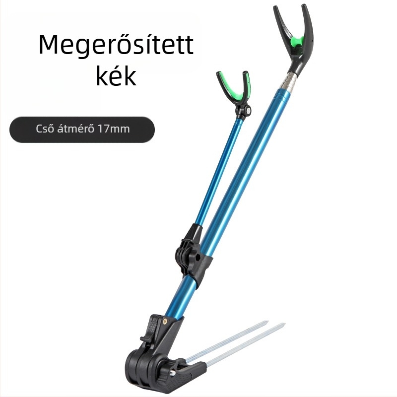 Horgászbot-konzol Színesen behelyezett, visszahúzható, forgó horgászdoboz Kézi botkonzol Rozsdamentes acél akkumulátortartó Horgászbot-konzol