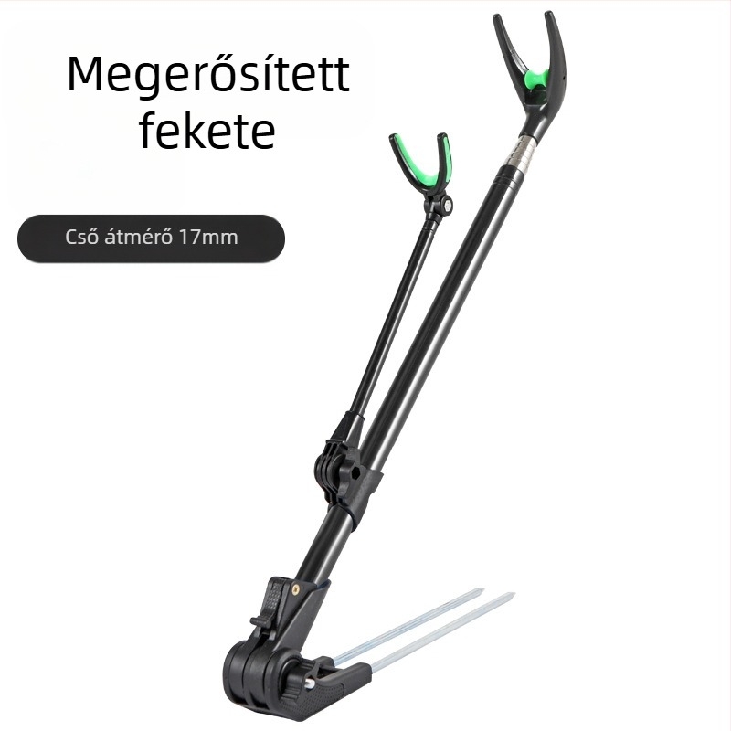 Horgászbot-konzol Színesen behelyezett, visszahúzható, forgó horgászdoboz Kézi botkonzol Rozsdamentes acél akkumulátortartó Horgászbot-konzol