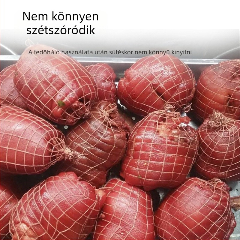 Hálós kötött húspakoló hüvely, 16 vagy 18 lyukkal, konyhai kellék