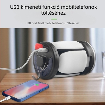 Határokon átnyúló, forró eladású világítás otthoni ajándékvilágítás napelemes újratölthető LED sátorvilágítás három oldalas négy oldalas kültéri kempingvilágítás