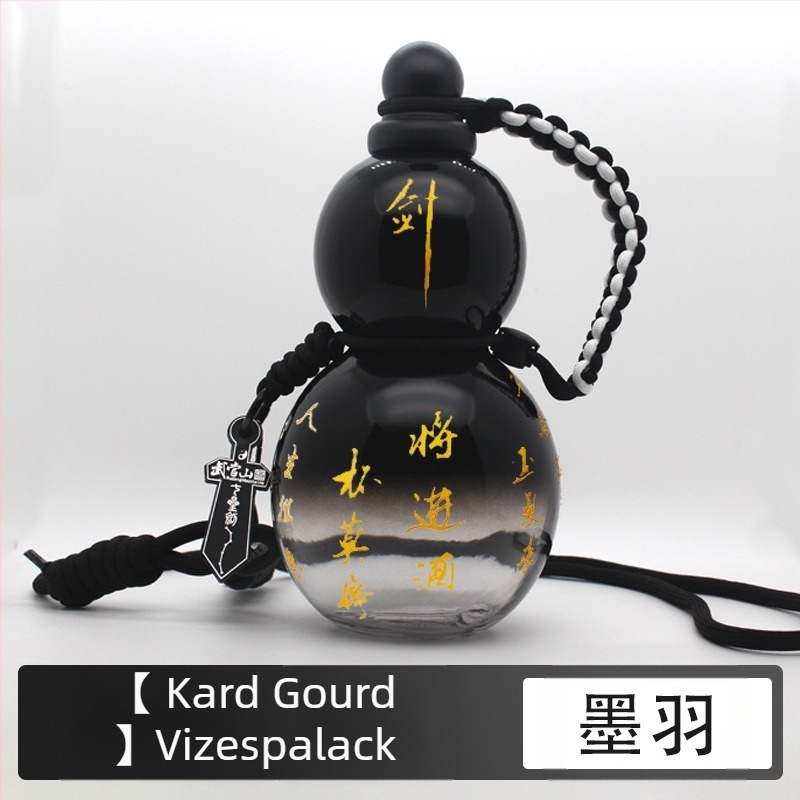 Hordozható műanyag hordozható tök vizespohár, magas színértékű, új, magas hőmérsékletű hordozható tök vizespalack, antik kreatív