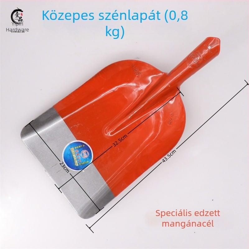 Mezőgazdasági, teljes acélból készült, nagyméretű ásó, mangánacél ásó, szögletes ásó, hegyes ásó, külföldi ásó, építkezés, híd, kültéri, hegyes szénlapát, kerti ásó