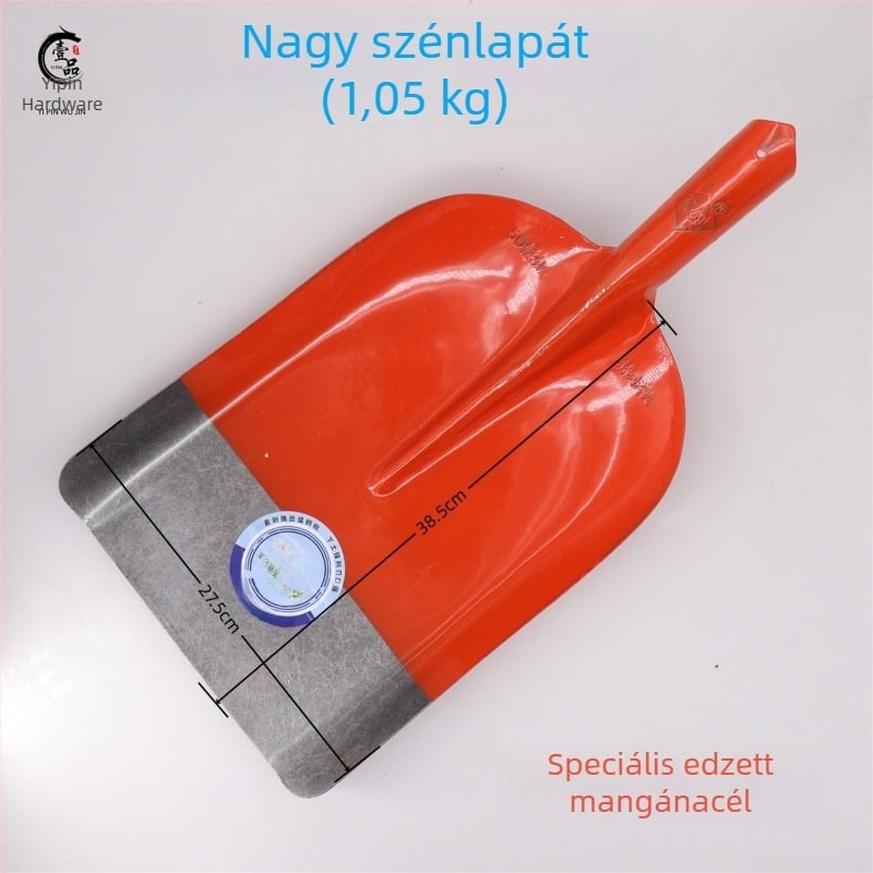 Mezőgazdasági, teljes acélból készült, nagyméretű ásó, mangánacél ásó, szögletes ásó, hegyes ásó, külföldi ásó, építkezés, híd, kültéri, hegyes szénlapát, kerti ásó