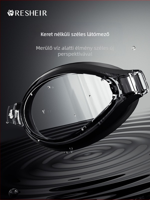 Új versenyszemüveg felnőtt kis kerettel vízálló páramentesítő professzionális edző férfi és női bevonatú HD verseny úszószemüveg