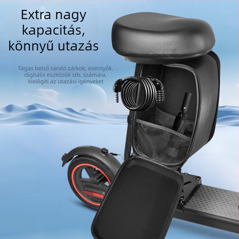 Új, alkalmas Xiaomi M365/Pro különféle elektromos rollerekhez, módosított üléssel, nagy kapacitású, kivehető táskával