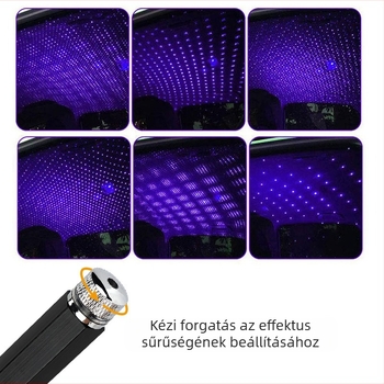 USB Star Air lámpa hangulatlámpa autó csillag hangulatlámpa módosított belső vetítőlámpa autó határokon átnyúló