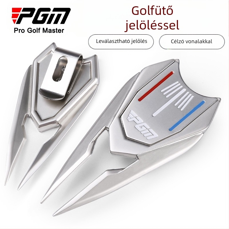 PGM golf zöld villajavító fairway javító szerszám Mark fém anyagú golf szerszámvillával