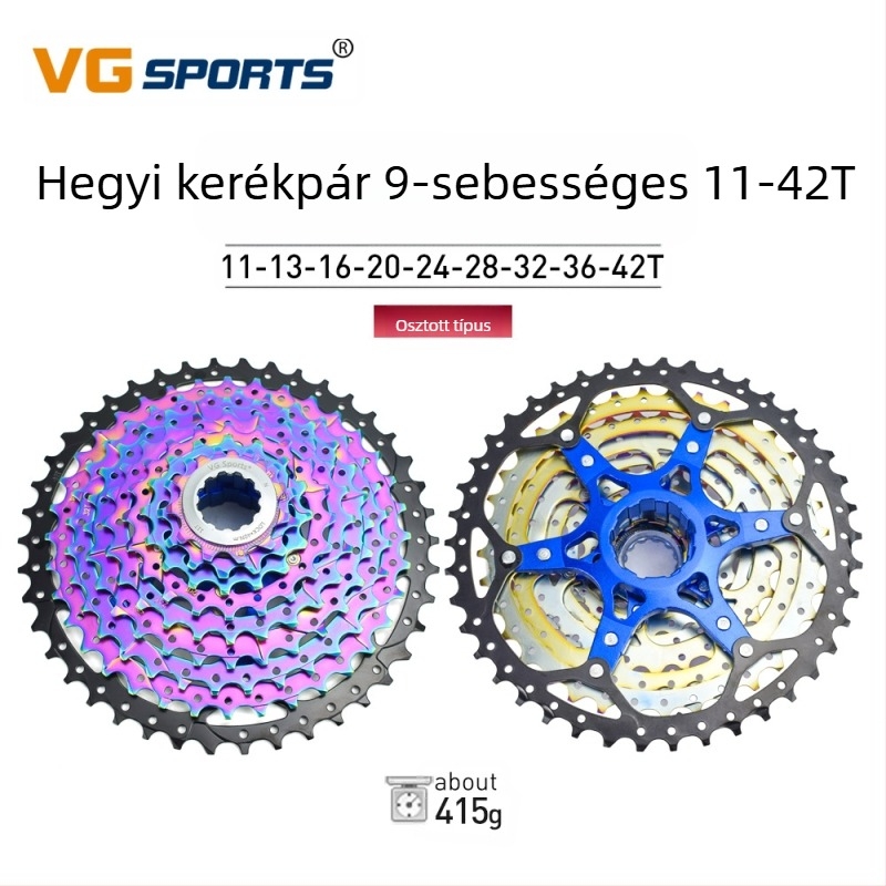 Vg Sports 8/9/10/11/12 sebességes, könnyű és színes hegyi kerékpár kazettás lendkerékkel, osztott 12 sebességes, 50-es fogaskerékkel