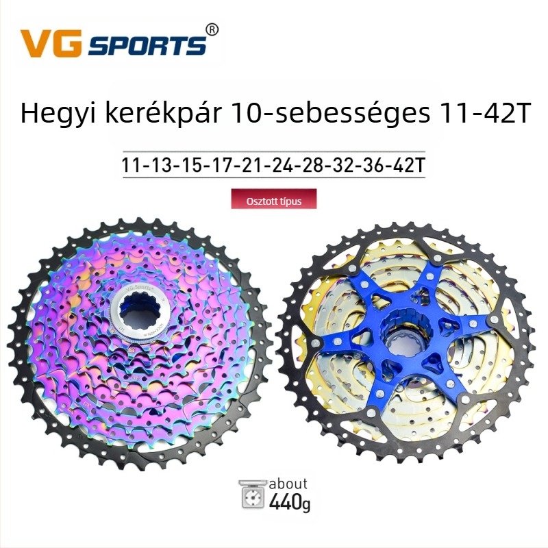Vg Sports 8/9/10/11/12 sebességes, könnyű és színes hegyi kerékpár kazettás lendkerékkel, osztott 12 sebességes, 50-es fogaskerékkel