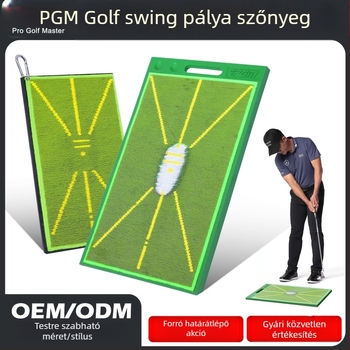 PGM golfpad gyöngyütés pálya kezdő edzés nyomérzékelő pad lendítő edzőgép