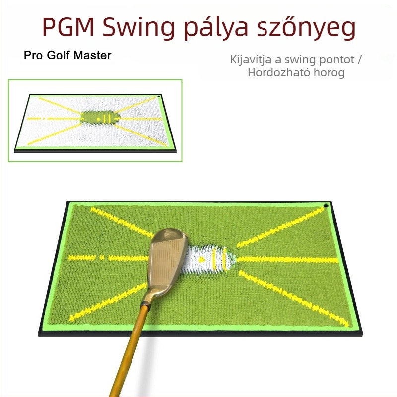 PGM golfpad gyöngyütés pálya kezdő edzés nyomérzékelő pad lendítő edzőgép
