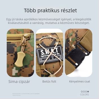 Új stílusú övtáska férfiaknak és nőknek, multifunkcionális kültéri sporttáska keresztpántos táskához, pénztáros üzleti mobiltelefon-pénztárca, nagykereskedelmi trend