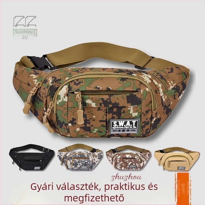 Új stílusú övtáska férfiaknak és nőknek, multifunkcionális kültéri sporttáska keresztpántos táskához, pénztáros üzleti mobiltelefon-pénztárca, nagykereskedelmi trend