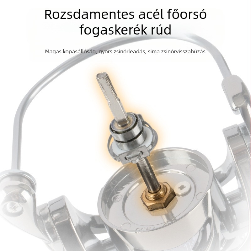 Teljesen fémből készült zsinórcsésze csali horgász orsó általános célú galvanizált csali bot forgó kerék tengeri bot horgászzsinór kerék horgászfelszerelés nagykereskedelmi bot kerék