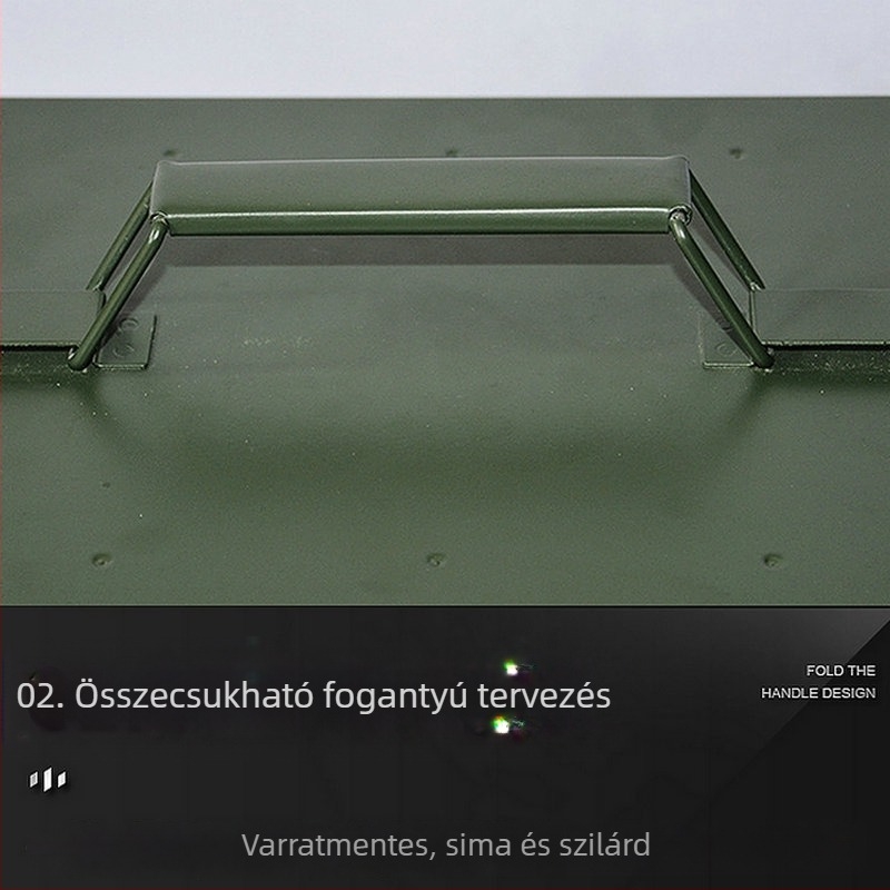 Fém golyósdoboz vas hardver szerszámtároló doboz többfunkciós védő hordozható lezárt szerszámtároló doboz
