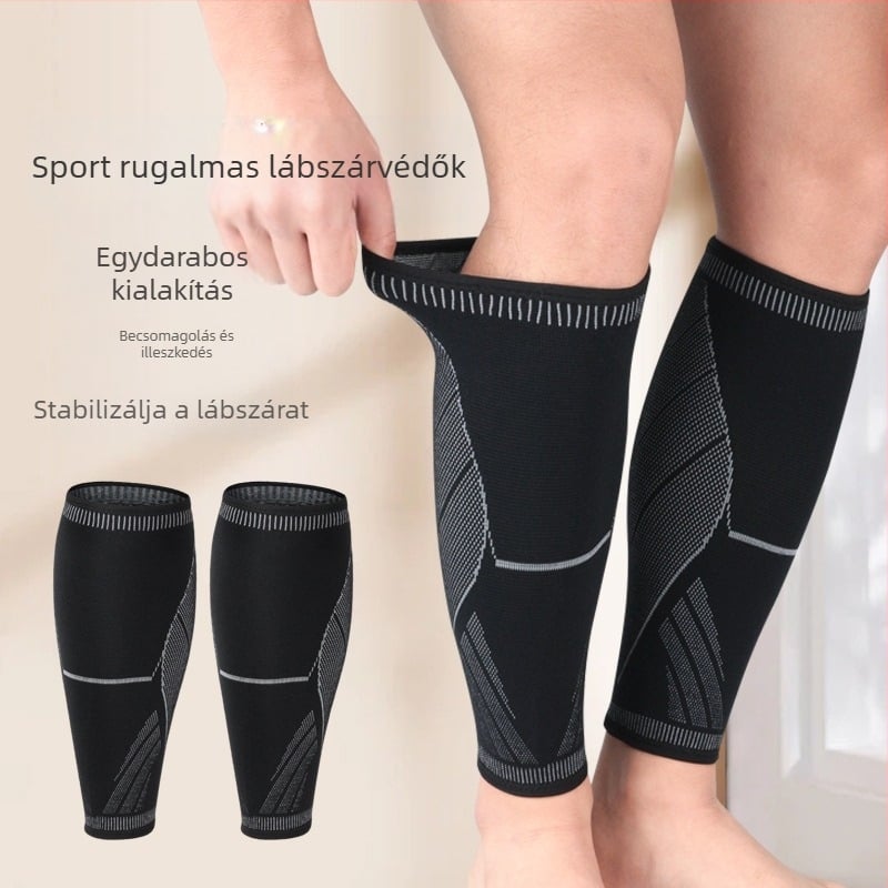 Nagykereskedelmi futó sport vádlivédő kötött kompressziós vádli edzés kosárlabda foci tollaslabda hegymászás lábvédő