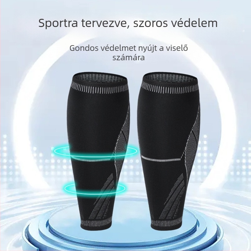 Nagykereskedelmi futó sport vádlivédő kötött kompressziós vádli edzés kosárlabda foci tollaslabda hegymászás lábvédő