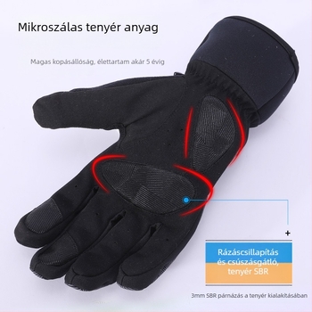 Őszi és téli lovaglókesztyű, csúszásmentes, érintőképernyős, vízálló, kültéri, hegymászás, síelés, kerékpározás, hegymászás, szélálló, bársony