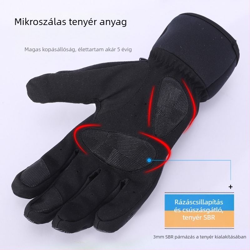 Őszi és téli lovaglókesztyű, csúszásmentes, érintőképernyős, vízálló, kültéri, hegymászás, síelés, kerékpározás, hegymászás, szélálló, bársony