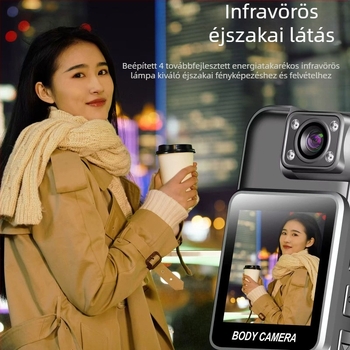 M114Kwifi Rendészeti Felvevő Videófelvétel DV Flap Pocket Nadrág Kis Kamera Hátsó Csipesszel Éjjellátó Alkalmazás Kamera