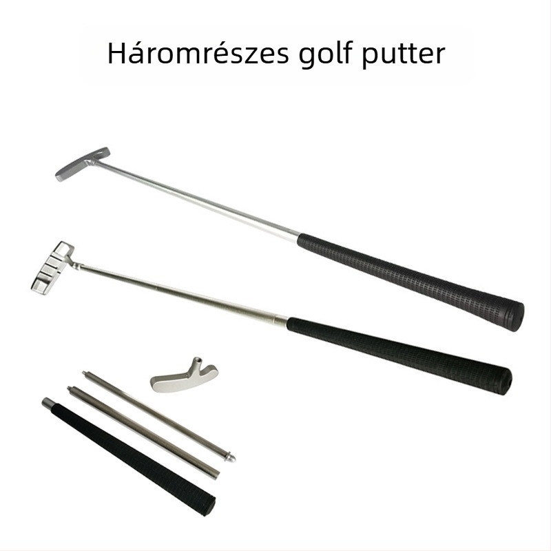 Foli gyári közvetlen beszállítói golfütő kezdőknek, alumínium ötvözetből készült, háromrészes kombinált putter gyakorló putter