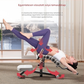 Ágyéki gerinc nyugtató eszköz gerinckorrekció deréknyújtás felső derék derék edzés műtárgy jóga pilates otthoni edzőeszközök