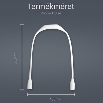 Hordozható nyakba akasztható lámpa diákoknak szemvédő LED olvasólámpa olvasólámpa USB töltés kültéri éjszakai futó LED lámpa