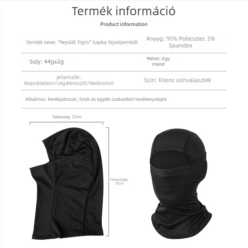 Ruidong Amazon határokon átnyúló napvédő Flying Tiger kalap sport Balaclava kerékpáros kapucni gyorsan száradó lélegző maszk