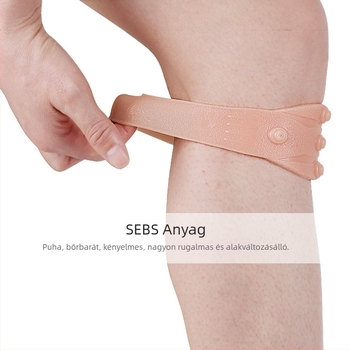 sebs mágneses térdvédő kültéri lovagláshoz puha ütéscsillapító kosárlabda védőfelszerelés nyomás sport térdvédővel