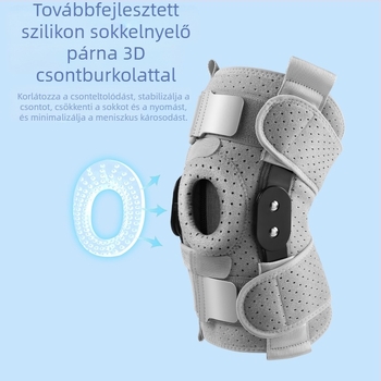 Sport térdvédő férfi kosárlabda professzionális térd szilikon védő térdkalács öv futó fitnesz guggolás ugrókötél védő nagykereskedelem