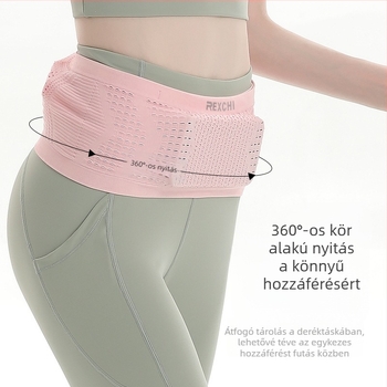 Új sport deréktáska nagy kapacitású mobiltelefon-billentyűk férfiaknak és nőknek kültéri futáshoz és lovagláshoz multifunkcionális lélegző csúszásgátló csepp