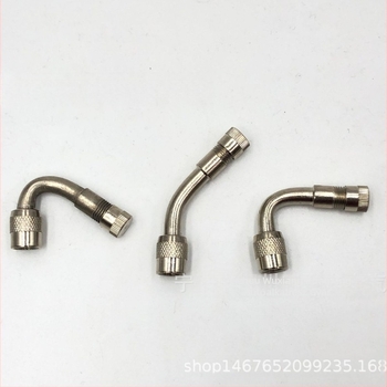 Autó motorkerékpár gumiabroncs amerikai szelep toldócső egyetlen kerék kiegyensúlyozó autó toldó száj fém felfújható rúd passz