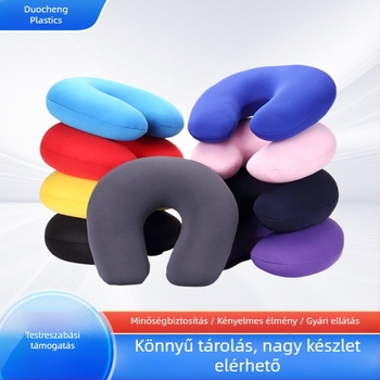 Habszivacs részecskékkel töltött párna, kültéri utazópárna, alváspárna, nyakpárna, U-alakú párna, U-alakú párna oldalfekvéshez
