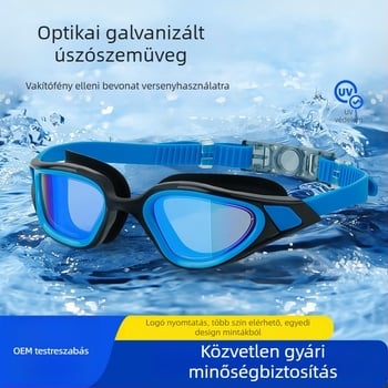 Nagy látómezőjű verseny úszószemüvegek Professzionális úszófelszerelés Felnőtt úszószemüvegek Páramentesítő Nagy felbontású szemvédő úszószemüvegek Határokon átnyúló ellátás
