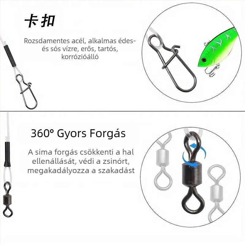 Karbon zsinór alsó drót harapásgátló dróttal kötött késztermék forgócsapos csatlakozóval zsinórruha nagykereskedelem
