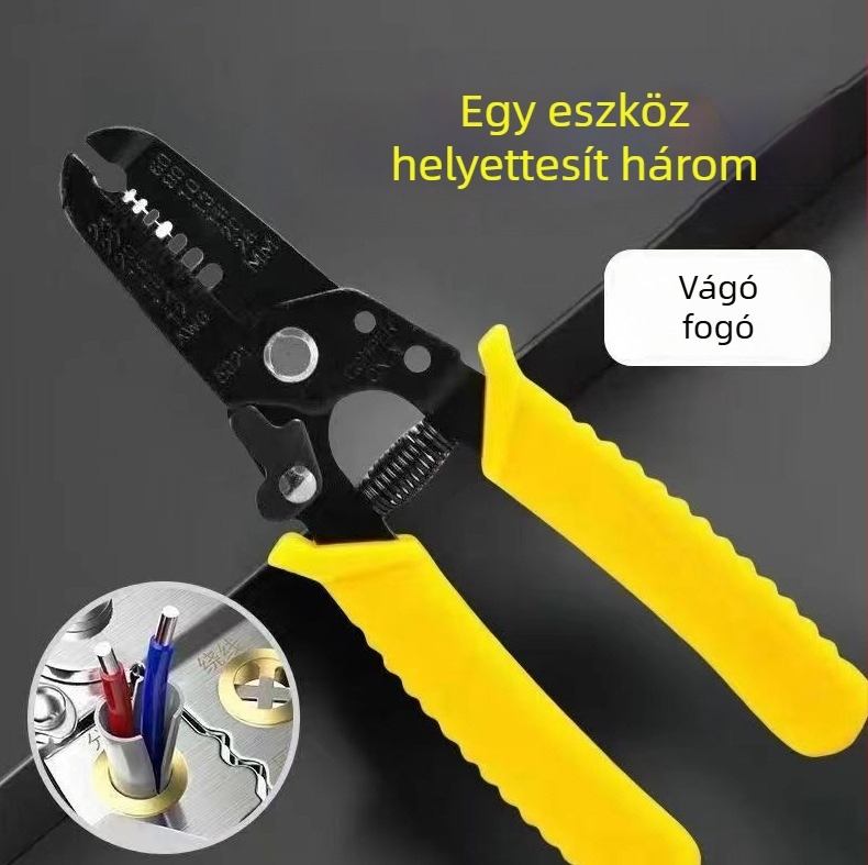 Nagykereskedelmi vezetékcsupaszító multifunkcionális vezetékcsupaszító villanyszerelő szakadt vezetékcsupaszító vezetékcsupaszító vezetékcsupaszító olló villanyszerelő hardvereszközök