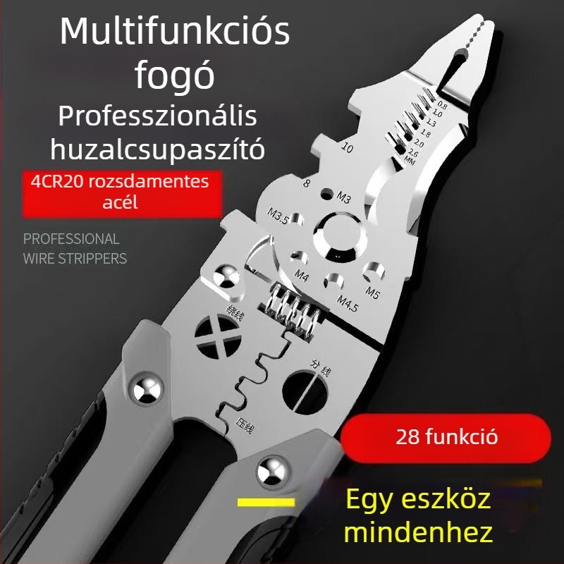 Nagykereskedelmi vezetékcsupaszító multifunkcionális vezetékcsupaszító villanyszerelő szakadt vezetékcsupaszító vezetékcsupaszító vezetékcsupaszító olló villanyszerelő hardvereszközök