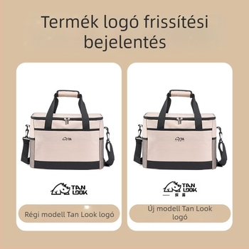 Felfedező szigetelő táska kültéri, határokon átnyúló jégzsák hordozható kemping kültéri nagy kapacitású vízálló otthoni hidegszigetelő piknik táska