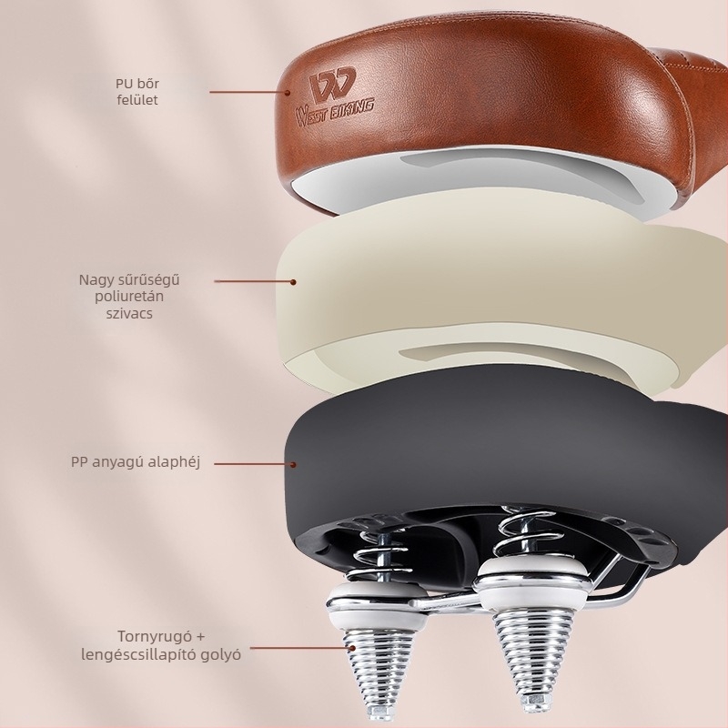 WEST BIKING kerékpár retró párna kerékpározás szabadidős kerékpározás lengéscsillapítás kényelmes párna felszerelés