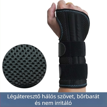 Sportvédő csuklófitnesz rándulásvédő szalagvédő nyomás sín ínhüvely ízületi csíkos csuklóvédő