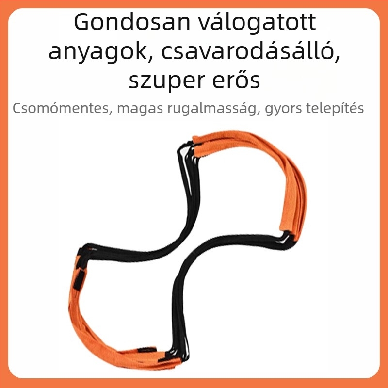 Multifunkcionális sportérzékeny létra pillangó agilis létra gyermekek fitnesz rögzített létra foci edző kötéllétra