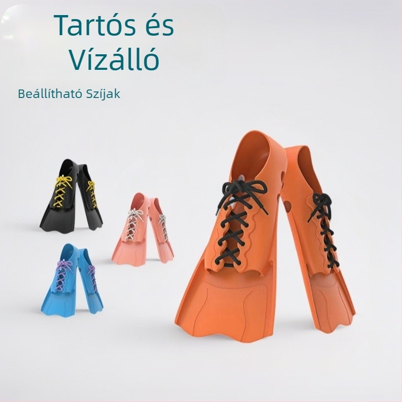 Forrásgyártók úszóbéka búvárkodáshoz szilikon békacipő állítható pántokkal a felszerelés felgyorsításához szabadtüdős kacsabéka