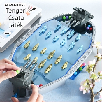 Határokon átnyúló gyermek kidobógyöngyök új haditengerészeti csata kétfős csatagép szülő-gyermek interaktív csatajáték oktatási játékok