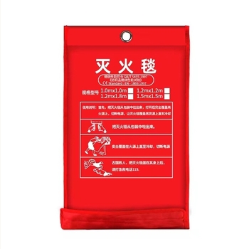 Tűzoltó takaró, tűz menekülési takaró, üvegszálas 1,2 m-es háztartási tűzálló köpeny, tűzoltó takaró gyártó