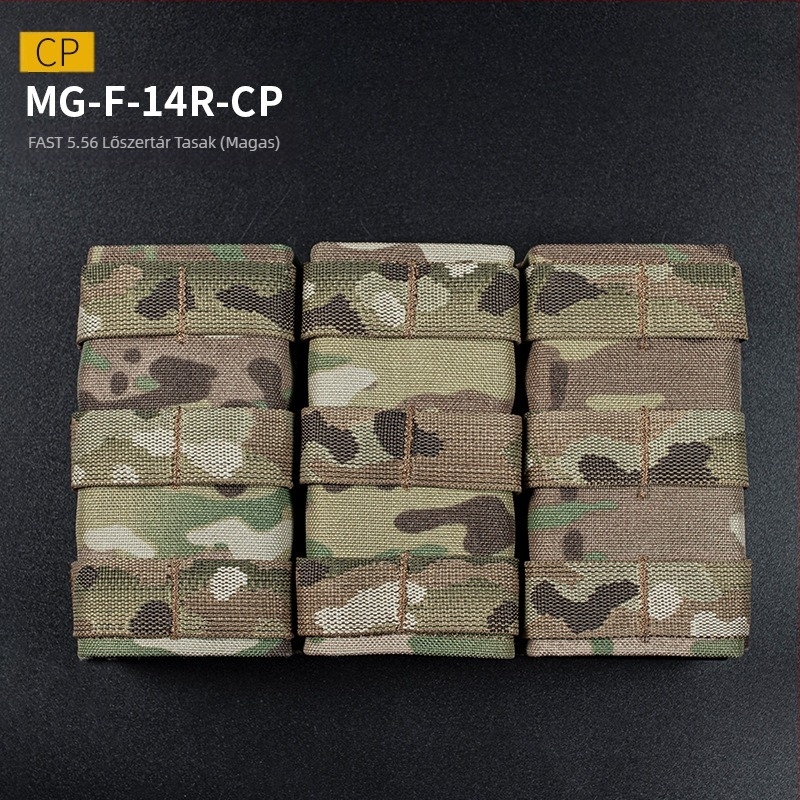 WOSPORT FAST Triple 5.56 Clip Pack (High) Taktikai MOLLE rendszer adaptáció